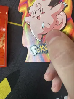#35 Clefiry Embossed Die Cut Topps 8 Of 18 Pokemon Card 334🔥MP🔥 - Image 4