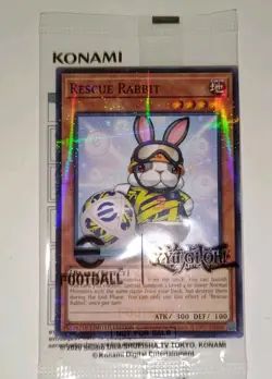Yu-Gi-Oh Rescue Rabbit E-Football Limited Edition Card EFC1-EN001 SEALED NM/M - Image 4