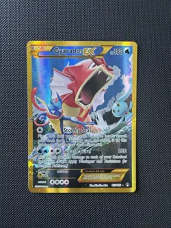 Pokemon TCG Gyarados EX FA 123/122 XY Breakpoint Full Art Secret Rare Foil Card - Image 1