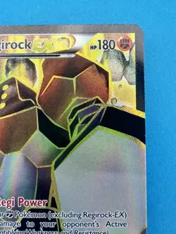 Regirock EX 43a/124 Alt Art XY Premium Trainer Collection Promo Pokemon Card - Image 2