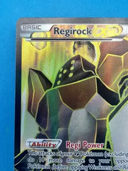 Regirock EX 43a/124 Alt Art XY Premium Trainer Collection Promo Pokemon Card - Image 3