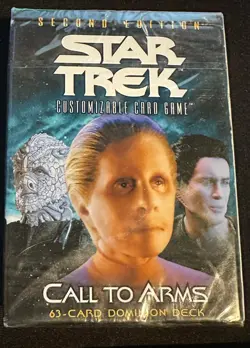 Star Trek Customizable Card Game Call to Arms 63 Card Dominion Deck New - Image 1
