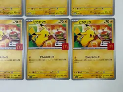 Pikachu 10 Set 020/M-P 10 McDonald's Promo 2025 Pokemon Card Japanese Single - Image 5