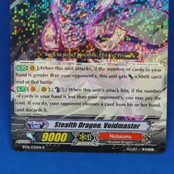 Stealth Dragon, Voidmaster BT01/035EN R Bushiroad Cardfight Vanguard Card - Image 4