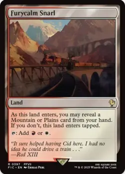 1 x Furycalm Snarl - Final Fantasy Commander - LP - MTG - Image 1