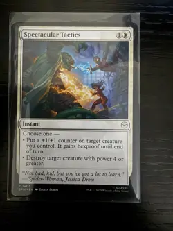 MTG #15 Spectacular Tactics Marvel's Spider-Man (SPM) NM Card - Image 1