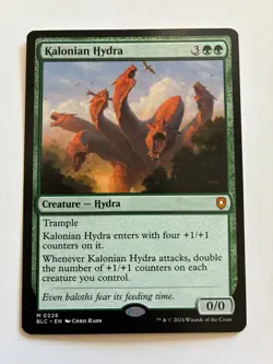 MTG Kalonian Hydra Commander: Bloomburrow NM Regular Magic the Gathering - Image 1