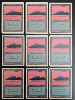MtG | 9 x Island | Unlimited Edition | Magic the Gathering | Set - Image 1
