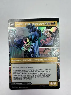 Eddie Brock (0224) (Borderless) Marvel's Spider-Man Foil MTG - Image 2