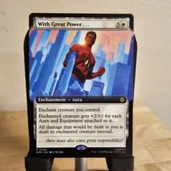 With Great Power... (Extended Art) 248 MTG Marvel's Spider-Man Non-Foil NM/M - Image 1