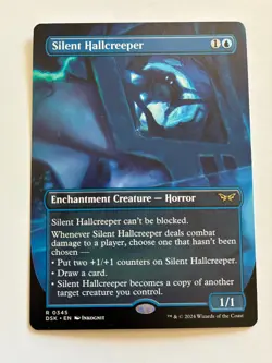 MTG Silent Hallcreeper (Borderless) Duskmourn: House of Horror Regular NM - Image 1