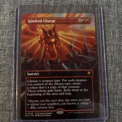 Kindred Charge Borderless Special Guests MTG NM - Image 1