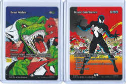 Magic MTG Spider-man Mystic Confluence Beast Within Full Art Regular 2x LOT - Image 1