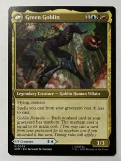 NORMAN OSBORN #39 (MYTHIC) MTG MARVEL'S SPIDER-MAN Regular - Image 2