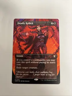 Deadly Rollick Borderless Non Foil Commander Masters MTG - Image 1