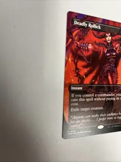 Deadly Rollick Borderless Non Foil Commander Masters MTG - Image 5