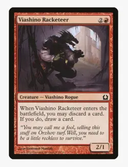 Viashino Racketeer | Return To Ravnica (RTR) | MTG Magic | Rogue | Draw | LP - Image 1