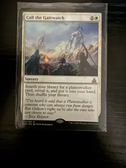 016/184 CALL THE GATEWATCH RARE OATH OF THE GATEWATCH MTG CARD - Image 1
