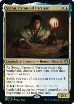 Stenn, Paranoid Partisan -Foil Near Mint MTG Dominaria United - Image 1