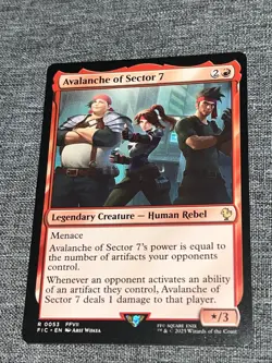 Avalanche of Sector 7 - 0053 - NM/M - Commander: FINAL FANTASY - MTG Non Foil - Image 1