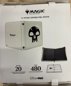 Ultra Pro MtG Binder 12-Pocket Zippered Pro-Binder - Mana 8 Swamp New - Image 3