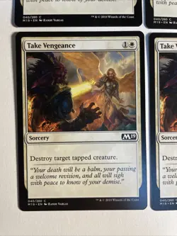 4x Mtg Core Set 2019 M19 Take Vengeance NM Magic The Gathering - Image 2