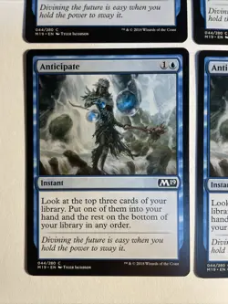 4x Mtg Core Set 2019 M19 Anticipate NM Magic The Gathering - Image 2
