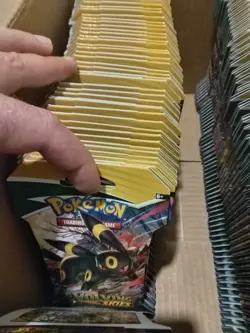 QTY 100 Pokemon Evolving Skies Sleeved Booster Packs Random Pack Art - Image 3