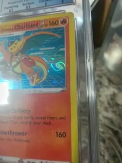 2 CRIMPS SWIRL CUT ONE OF KIND ERROR Pokemon Special Delivery Charizard SWSH075 - Image 2