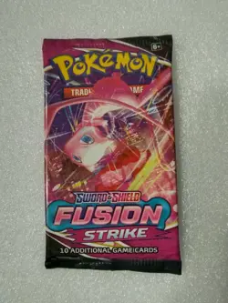 Pokemon TCG Fusion Strike Booster Pack - 10 Cards Sword Shield Era 820650809163 - Image 1