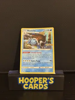 Blastoise - 017/078 - Pokemon Go 2022 - Stamped Holo Rare - Pokemon TCG - Image 1