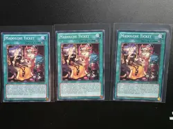 3× Madolche Ticket - ABYR-EN061 - Common - 1st Edition - YuGiOh Playset - Image 1