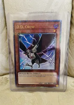 D.D Crow RA02-EN002 Quarter Century Rare Yugioh NEAR MINT Rarity Collection 2 - Image 1