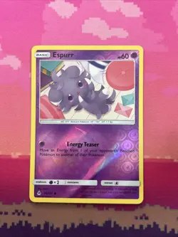 Pokemon Card Espurr Forbidden Light Reverse Holo 44/131 Near Mint - Image 1