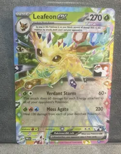 Leafeon Ex Pokemon Prize Pack Series 7 Promo Pokemon Card NM/LP Stamp - Image 1