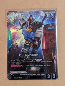 Gundam Card Game Gundam GD01-001 LR+ - Image 1