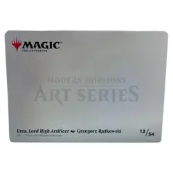 Urza Lord High Artificer Art Card - Art Series: MH1 - Magic The Gathering - NM - Image 3