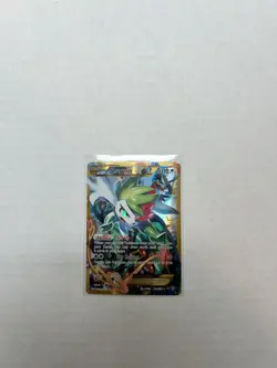 Shaymin EX Full Art Gold Secret Rare Promo 77a/108 Roaring Skies Pokemon Card - Image 1