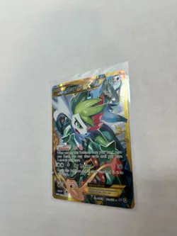 Shaymin EX Full Art Gold Secret Rare Promo 77a/108 Roaring Skies Pokemon Card - Image 3