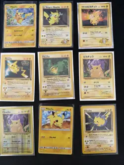 Lot of (19) Pikachu Pokemon Cards - Vintage To Modern - One 1st Edition - Image 2
