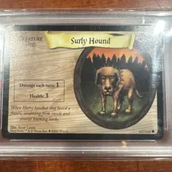 Harry Potter Trading Card Game Surly Hound 107/116 Fang Rookie Hagrid - Image 3