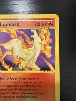 Pokemon Card - Rapidash Black Star Promo #51 - 2002 Vintage WOTC - Image 2