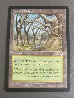 Magic: The Gathering Card Gaea's Cradle Urza's Saga 321/350 LP - Image 1