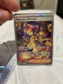 Acerola's Mischief 183/132 Secret Rare Pokemon Card Mint Condition - Image 2