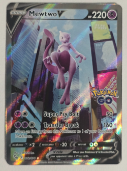Mewtwo V 072/078 Alternate Full Art Pokemon GO Pokemon Card - Image 1