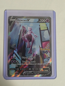 Mewtwo V 072/078 Alternate Full Art Pokemon GO Pokemon Card - Image 4