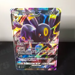 Pokemon Umbreon GX Ultra Rare Holo Card #80/149 SM Base Set - Image 1