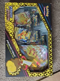 pokemon cards sealed, pokemon premium collection, crown zenith, pikachu vmax - Image 1