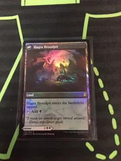 MTG Magic The Gathering Hagra’s Mauling Foil Prerelease Promo MDFC Commander - Image 2