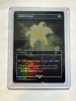 Gilded Lotus - Final Fantasy Secret Lair Drop #909 Rainbow FOIL - Image 1